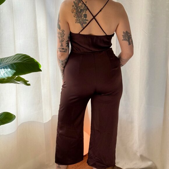 Abercrombie Satin Jumpsuit - Picture 2 of 3